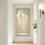 Large-Sized Whale-Themed Modern Minimalist High-End Entryway Wall Art