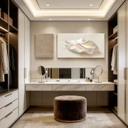 Light Luxury 3D Wavy Wall Art for Contemporary European Home