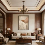 extra large neutral wall art – abstract entryway decorative painting