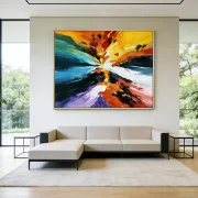 Color Surge: Abstract Dynamism