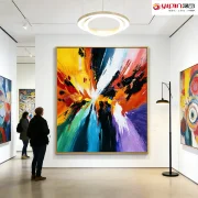 Color Surge: Abstract Dynamism