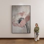 Large-Scale Floral Abstract Wall Art