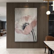 Large-Scale Floral Abstract Wall Art