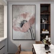 Large-Scale Floral Abstract Wall Art