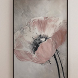 Large-Scale Floral Abstract Wall Art