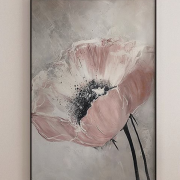 Large-Scale Floral Abstract Wall Art