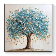 Gold Fortune Tree Wall Art