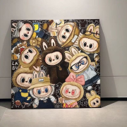 Labubu Healing Cute Decorative Painting