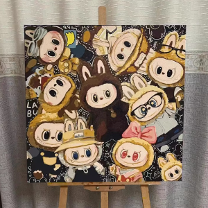 Labubu Healing Cute Decorative Painting